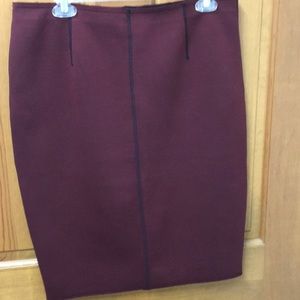 Ann Taylor burgundy skirt